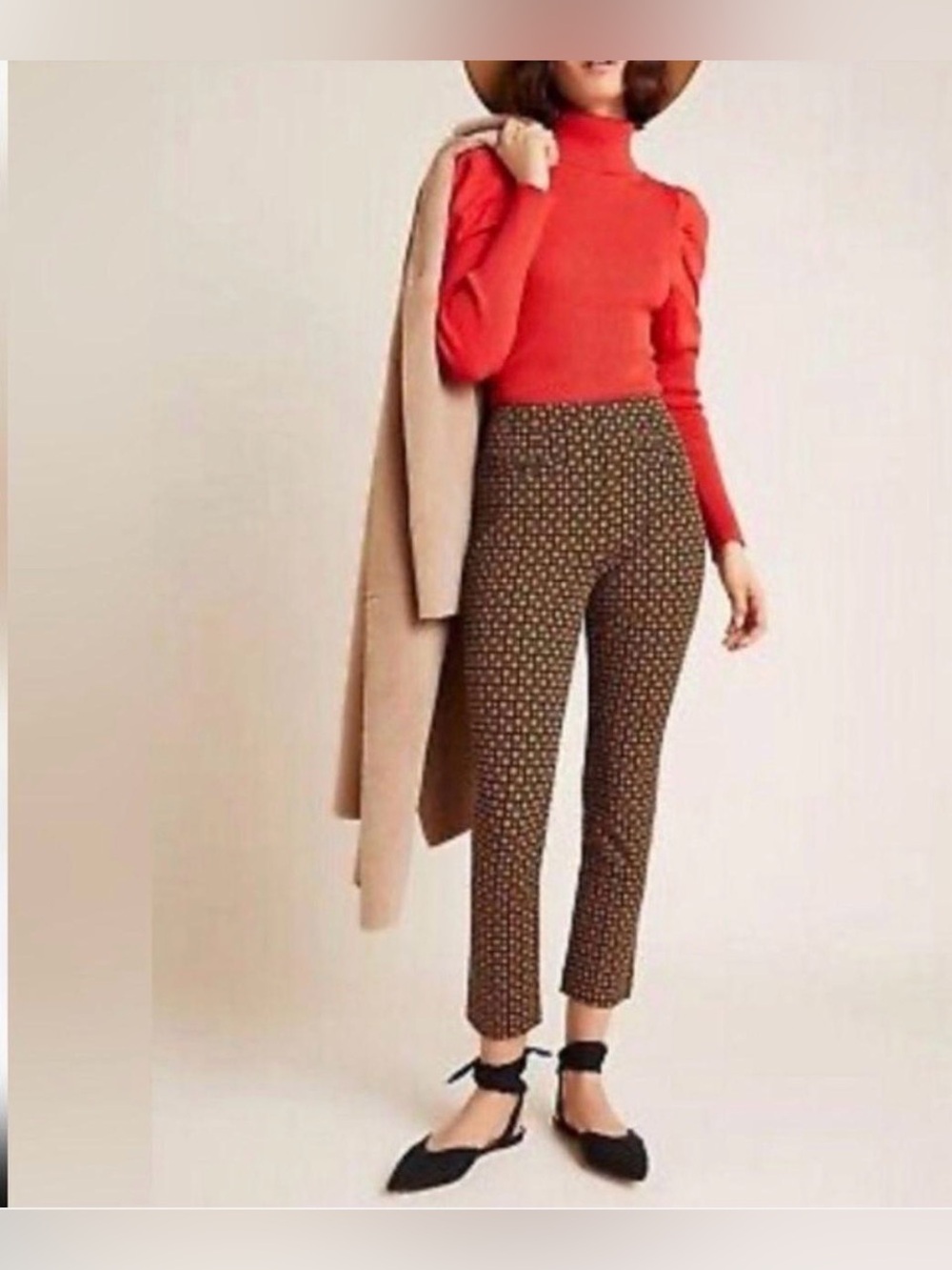 Anthropologie "The Essential Slim" pants, Size 10